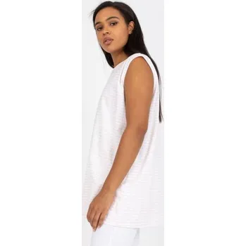 Dámský top pruhovaný LALLA bílý a růžový