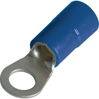 Kabelové oko 260946 Oko lisovací s izolací 50 mm2, M 8 modrá, Haupa