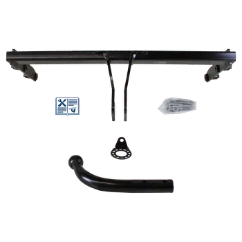 Tažné zařízení Westfalia tažné zařízení pevné včetně TowTec elektropřípojky 7pólové typová - AUDI A4 B9