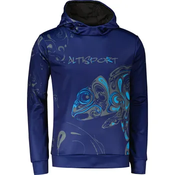 Pánská mikina Pánská mikina premium ALTISPORT SWE/ALM04S07 PŮLNOČNÍ MODRÁ XXXL