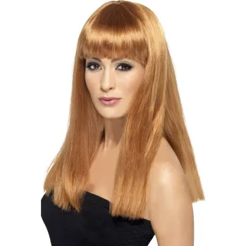 Karnevalová paruka Paruka Glamourama rezavá