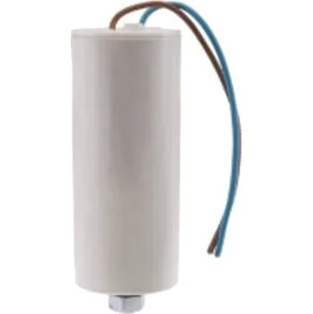 Kondenzátor LCP0200021 Kondenzátor 20uF/250V pro paralelní kompenzaci světelných zdrojů, dráty 210mm, šroub M8