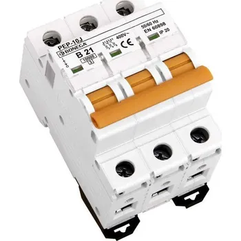 Jistič 03-3021B-PEP-10J Jistič PEP-10J (10 kA) 3P B 21A, Bonega
