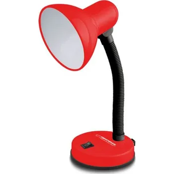 Lampička Stolní lampa na 1 žárovku E27, červená