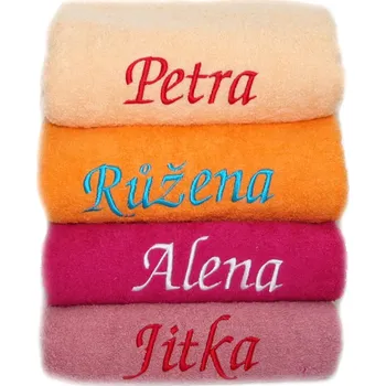 Ručník Ručník s výšivkou 50x90cm - ženská jména (Ručník s výšivkou ženského jména)