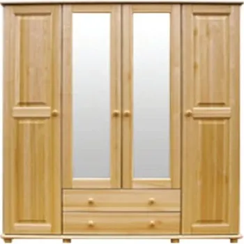 Ložnice ImportWorld Šatní skříň z masivu Albert s180 (Barva dřeva: Olše)