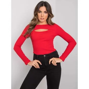 Dámské tričko Dámská halenka s výřezem Jonnelle RUE PARIS červená