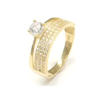 Prsten Zlatý prsten PATTIC AU 585/1000 3,85 g CA407001Y-62