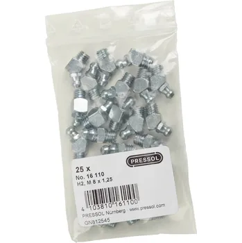 Závitová tyč Pressol Kuželový vsuvka H2-45°, M 8 x 1,25-VZ 25 ks