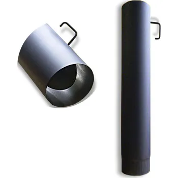 Kouřovod Roura 1000 mm s klapkou (150 mm)