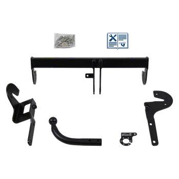 Tažné zařízení AUTO-HAK tažné zařízení pevné včetně TowTec elektropřípojky 7pólové univerzální - TOYOTA YARIS