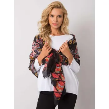 Šátek Dámský šátek se vzorem KYRIE černo-červený