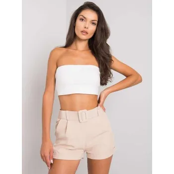 Dámské šortky s páskem MABINTY béžová