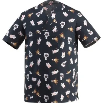 Gastro oděv EGOchef Zdravotnická košile LEONARDO - Puppies XXL E-5500137A2XL