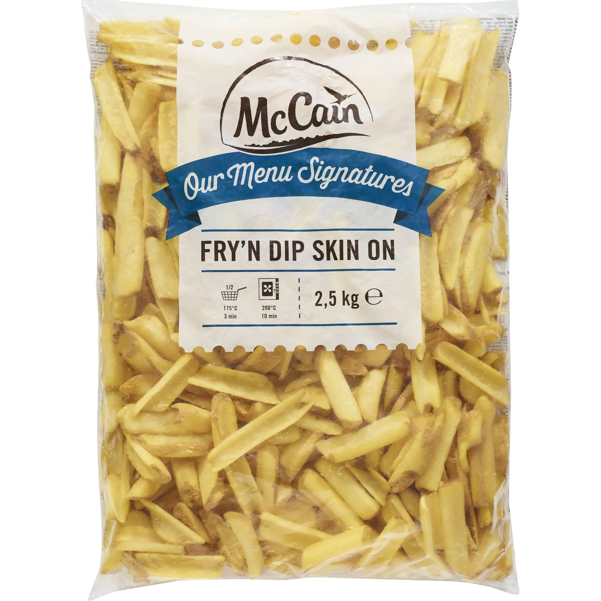 Fotografie 1 -  McCain Fry'n Dip Skin On 2,5 kg