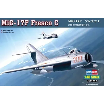 Plastikový model Plastikový model letadla Hobby Boss 80334 MiG-17F Fresco C