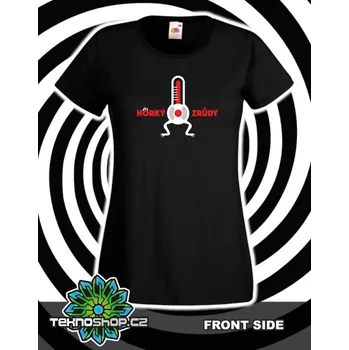 Dámské tričko TEKNOSHOP Horký Zrůdy tričko s potiskem dámské S červené