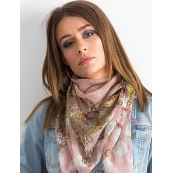 Šátek Dámský šátek vzorovaný JACOB pudrově růžový