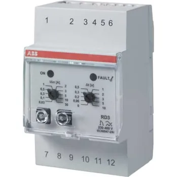Jistič 2CSJ201001R0002 RD3 Relé chráničové pro externí transformátor Un: 230-400 VAC 50-60Hz, ABB