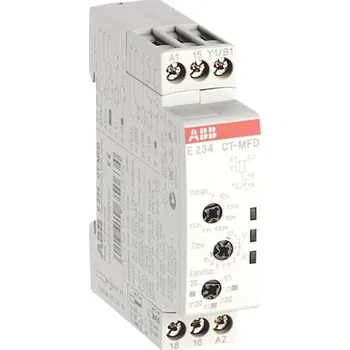 Jistič 1SVR500020R0000 CT-MFD.12 Relé multifunkční časové, 24-240V AC, 24-48V DC, 0.05 s-100 h, 1 SPDT, ABB