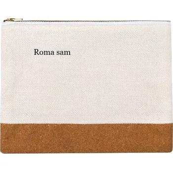 Penál Penál lněný s potiskem Roma sam - Sme Romové