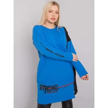 Dámská tunika Dámská tunika bavlněná plus size ELEASHA tmavě modrá