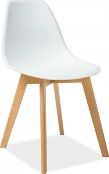 Jídelní židle Signal Meble Moris jídelní židle buk/bílá