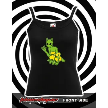 TEKNOSHOP 23 Spock tekno tílko s potiskem dámské XL červené