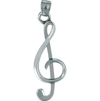 Přívěsek Šperky4U Ocelový přívěšek - houslový klíč - OPP1891