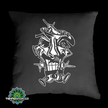 Dekorativní polštářek TEKNOSHOP BAZOOKA 004 tekno polštářek s potiskem modrý