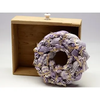 Věnec Věnec z pytlíčků - fialová