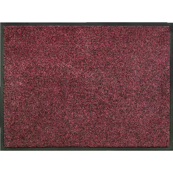 Rohožka Červená vnitřní čistící pratelná vstupní rohož FLOMA Express - 60 x 80 x 0,7 cm