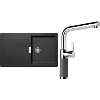 Granitový dřez Set Schock S13-6 (dřez Tia D-100 Stone + baterie SC-540 Stone)