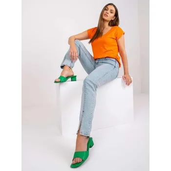 Dámské tričko Atlanta basic RUE PARIS oranžové