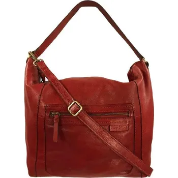 Kabelka Gianni Conti dámská kožená kabelka červená 4374294 red