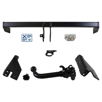 Tažné zařízení AUTO-HAK tažné zařízení Odnímatelné včetně TowTec elektropřípojky 7pólové univerzální - PEUGEOT 308 I