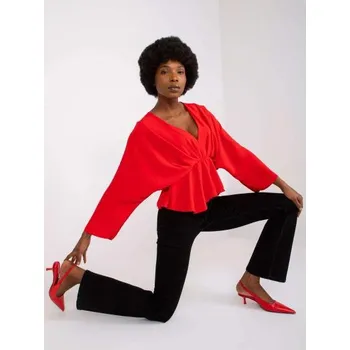 Dámská halenka Dámská halenka s výstřihem RAQUELA červená