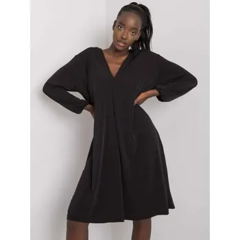 Dámské šaty Dámské šaty s výstřihem do V YETTA černé