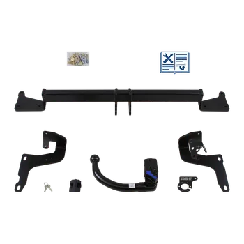 Tažné zařízení AUTO-HAK tažné zařízení Odnímatelné včetně TowTec elektropřípojky 7pólové typová - PEUGEOT 308 II