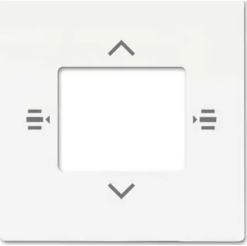 2CKA006115A0487 Kryt pro prvek ovládací 6násobný s 5násobným univerzálním vstupem, mechová bílá, ABB