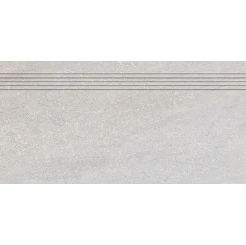 Obklad Quarzit, DCPSE737, schodovka, 30 x 60 cm, šedá