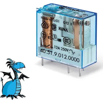 Jistič 40.51.9.012.0000 (405190120000) Relé, DIN/PS, 1P/10A, 12V DC, Finder