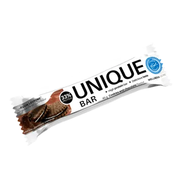 Protein Kevin Levrone Unique Bar 45g - čokoláda, cookies