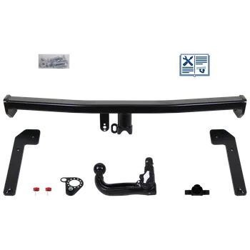 Tažné zařízení Oris tažné zařízení Odnímatelné včetně TowTec elektropřípojky 7pólové typová - SEAT LEON ST