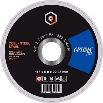 Brusný kotouč Brusný kotouč 115x6 A24R-BF OPTIMAflex Ocel