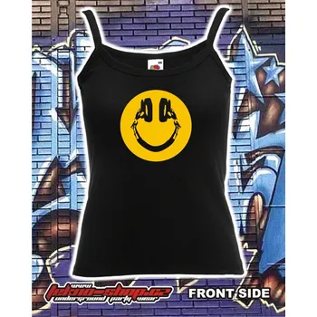 TEKNOSHOP Smile dnb tílko s potiskem dámské XL červené