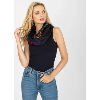 Šála Dámská šála s potisky ANDREA černá