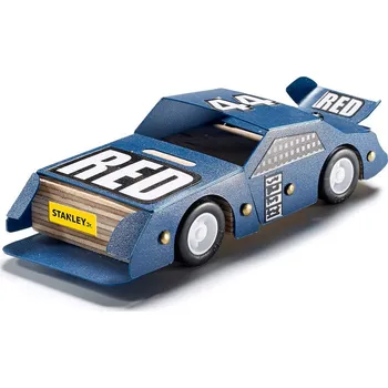 ostatní stavebnice Stanley Jr. OK013-SY Stavebnice, závodní auto, dřevo