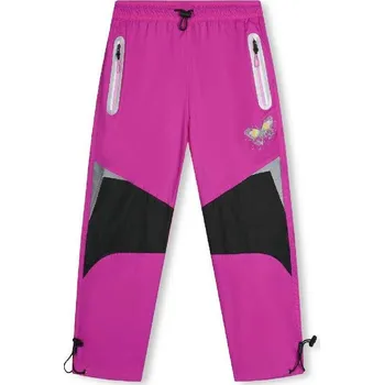 Dívčí oblečení KUGO DÍVČÍ ŠUSŤÁKOVÉ KALHOTY MOTÝL, velikost 98 - 128 Barva: Fialková, Velikost: 98