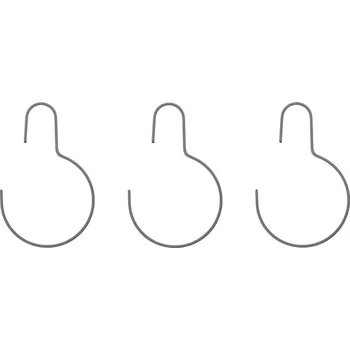 Věšák House Doctor, Věšáky Wire kulaté světlý šedé 3 ks - Formadore